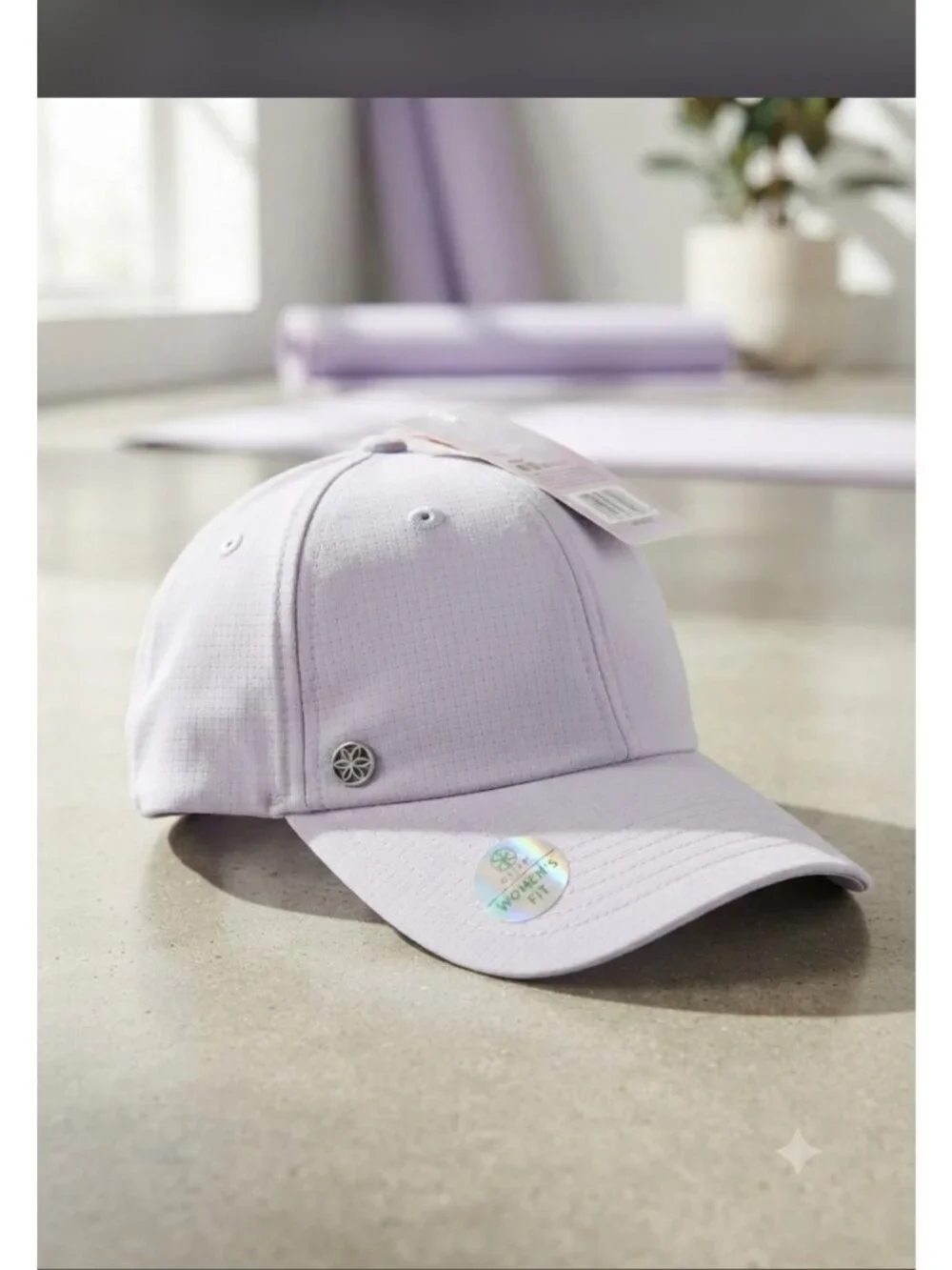 Gaiam Women's Light Purple Cruiser Breathable Sol Hat Adjustable Baseball Hat